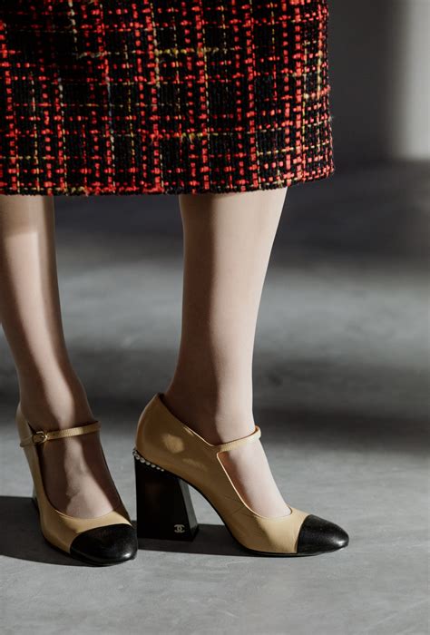 coco chanel two tone pumps|coco chanel shoes.